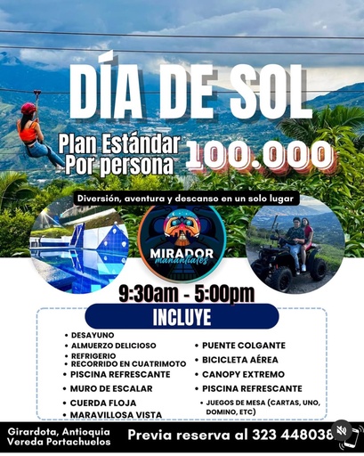 Dia de sol - Plan Estándar